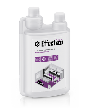 EFFECT ДЕЛЬТА 412 Средство нейтральное для мытья полов, 1л 1кор/5шт - Премиум Сервис