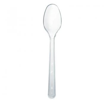 Ложка столовая пласт. ПРОЗРАЧНАЯ ПРЕМИУМ 1уп/50шт/50уп - Премиум Сервис