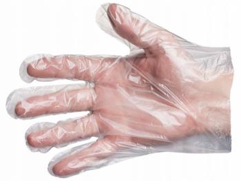 Перчатки одноразовые M прозрачные 1уп/100шт/100уп - Премиум Сервис