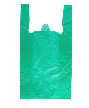 Пакет майка 30*55 17мкм зеленый 1уп/100шт/2000шт - Премиум Сервис