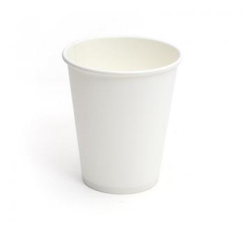 Стакан бумажный 250/290мл БЕЛЫЙ ГН (d=80) 1уп/50шт 1кор/20уп VIrido - Премиум Сервис