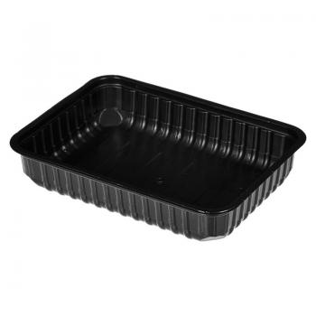Контейнер 0,500л ЧЕРНЫЙ прямоуг. без крышки Алькор (179*132*35) 1уп/50шт/500шт - Премиум Сервис