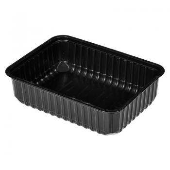 Контейнер 0,750л ЧЕРНЫЙ прямоуг. без крышки Алькор (179*132*44) 1уп/50шт 1кор/500шт - Премиум Сервис