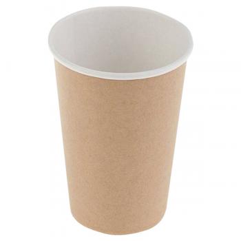 Стакан бумажный 350/430мл КРАФТ 2-сл (D=90) 1уп/25шт 1кор/16уп - Премиум Сервис