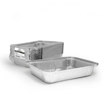 КОМПЛЕКТ Форма алюмин. 1040мл 225*175/194*144 h=35мм 1уп/25шт/400шт 402-678+КРЫШКА карто-металл.1уп/100шт/400шт 402-696 - Премиум Сервис