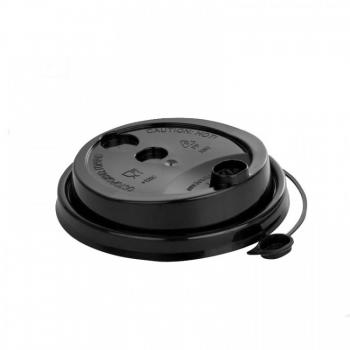 Крышка D-90 мм со СЪЕМНЫМ питейником черная 1уп/50шт/800 шт. Talgon - Премиум Сервис