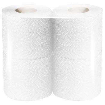 Туалетная бумага 3х-сл белая LAIMA 18м 1уп/4 шт., 128724 - Премиум Сервис