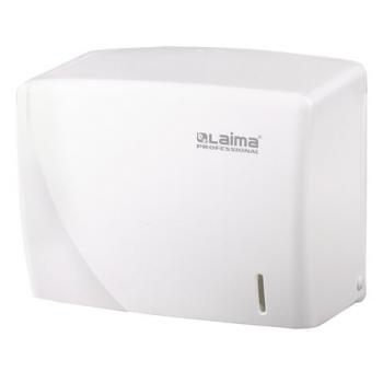 Диспенсер для полотенец LAIMA PROFESSIONAL ORIGINAL (Система H3), V-сложения, белый, ABS, 605761 - Премиум Сервис