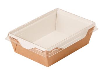 КОМПЛЕКТ Упаковка OSQ ОpSalad 800 207*127*55мм + Крышка для OSQ OpSalad 800 1уп/50шт 1кор/400шт - Премиум Сервис