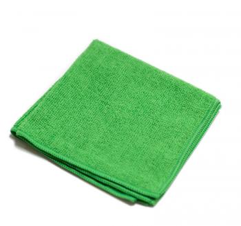 Салфетка МИКРОФИБРА 30*30 220гр 1кор/100шт ЗЕЛЕНАЯ - Премиум Сервис