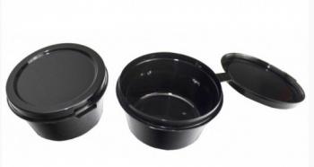 Соусник 50мл с крышкой ЧЕРНЫЙ 1уп/55шт - Премиум Сервис