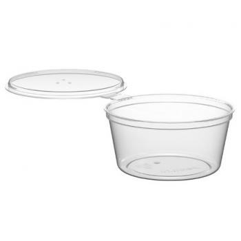 Соусник 50мл с крышкой 1кор/1040шт Перинт с ОТВЕРСТИЯМИ - Премиум Сервис