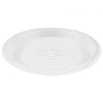 Тарелка Д-165 ПРОЗРАЧНАЯ пластик 1уп/100шт/2400шт МОПС - Премиум Сервис