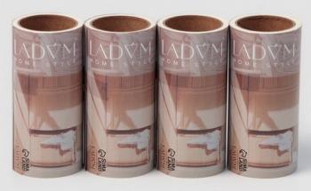 Сменный блок для ролика LaDоm, 4 шт. по 60 листов, 3.8х10 см, винтовая намотка 10638731 - Премиум Сервис