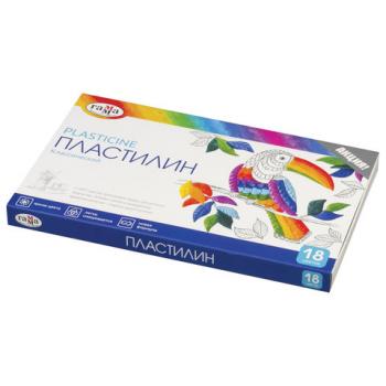Пластилин классический ГАММА "Классический", 18 цветов, 360 г, со стеком, картонная упаковка, 281035 - Премиум Сервис