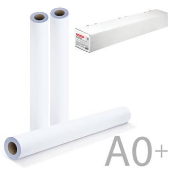 Рулон для плоттера, 914 мм х 45 м х втулка 50,8 мм, 90 г/м2, белизна CIE 146%, BRAUBERG, 110450 - Премиум Сервис