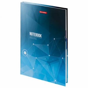 Блокнот БОЛЬШОЙ ФОРМАТ (215х295 мм) А4, 128 л., твердый, клетка, блок 4 цвета, BRAUBERG, "Бизнес", 111593 - Премиум Сервис