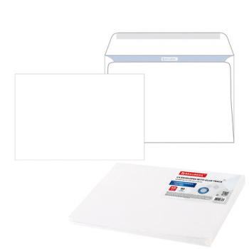 Конверты С4 (229х324 мм), клеевой слой, внутренняя запечатка, 90 г/м2, КОМПЛЕКТ 50 шт., BRAUBERG, 112176, С4НКР-50(BRAUBE - Премиум Сервис