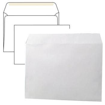 Конверты С4 (229х324 мм), клей, 90 г/м2, КОМПЛЕКТ 250 шт., внутренняя запечатка, 71205, С4НКР-250 - Премиум Сервис