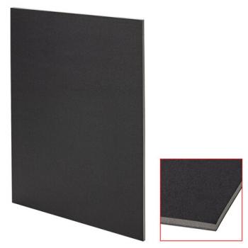 Пенокартон матовый, 30х40 см, толщина 5 мм, черный, КОМПЛЕКТ 5 листов, BRAUBERG, 112469 - Премиум Сервис