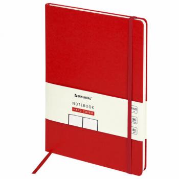 Блокнот-скетчбук БОЛЬШОЙ ФОРМАТ (180х250 мм) В5, BRAUBERG ULTRA, 80 г/м2, 96 л., без линовки, красный, 113066 - Премиум Сервис
