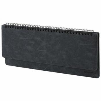 Планинг настольный недатированный (305x140 мм) BRAUBERG "Status", под кожу, 60 л., черный, 113372 - Премиум Сервис