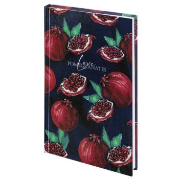 Блокнот А5 (134х206 мм), 80 л., твёрдый, клетка, STAFF, "Гранаты", 114411 - Премиум Сервис