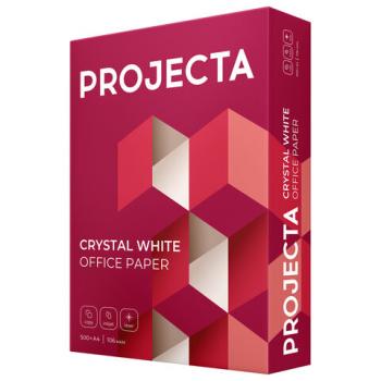 Бумага офисная А4, 80 г/м2, 500 л., марка А, PROJECTA, Россия, 168% (CIE) - Премиум Сервис
