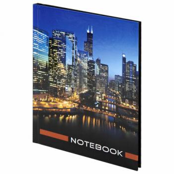 Блокнот МАЛЫЙ ФОРМАТ 110х147 мм А6, 80 л., твердый переплет, ламинированная обложка, клетка, STAFF, "Офисный", 121628 - Премиум Сервис