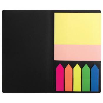 Блок (стикер) и закладки клейкие BRAUBERG, НЕОНОВЫЕ, набор 51х75 мм и 25х75 мм+закладки 12х48 мм, 20 листов, 122730 - Премиум Сервис