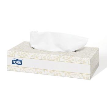 Салфетки косметические 100 штук в картонном боксе, 2-слойные, TORK Premium (Система F1), 120380 - Премиум Сервис