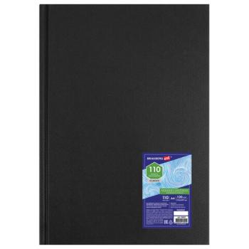 Скетчбук, слоновая кость 100 г/м2, 210х297 мм, 110 л., книжный твердый переплет, BRAUBERG ART CLASSIC, 128957 - Премиум Сервис