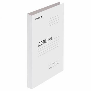 Папка без скоросшивателя "Дело", картон, плотность 220 г/м2, до 200 листов, STAFF, 128988, 128 988 - Премиум Сервис
