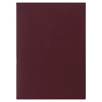Папка адресная бумвинил без надписи, формат А4, бордовая, индивидуальная упаковка, STAFF "Basic", 129634 - Премиум Сервис