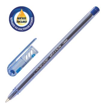 Ручка шариковая масляная PENSAN "My-Pen", СИНЯЯ, корпус тонированный синий, узел 1 мм, линия письма 0,5 мм, 2210 - Премиум Сервис