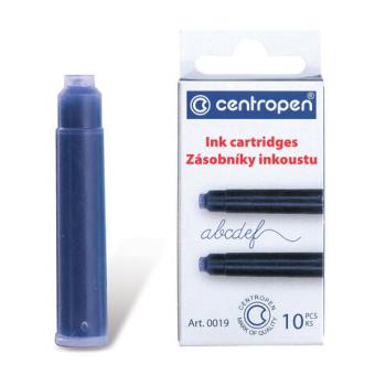 Картриджи чернильные СИНИЕ CENTROPEN, КОМПЛЕКТ 10 шт., 1 0019 1002 - Премиум Сервис