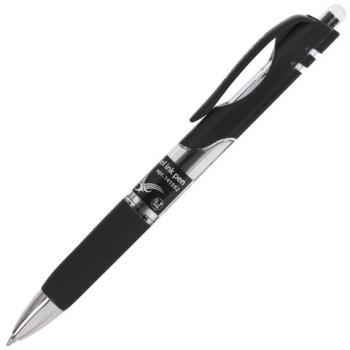 Ручка гелевая автоматическая с грипом BRAUBERG "Black Jack", ЧЕРНАЯ, трехгранная, узел 0,7 мм, линия письма 0,5 мм, 141552 - Премиум Сервис