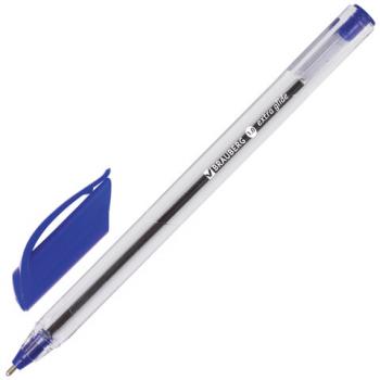 Ручка шариковая масляная BRAUBERG "Extra Glide", СИНЯЯ, трехгранная, узел 1 мм, линия письма 0,5 мм, 141700 - Премиум Сервис