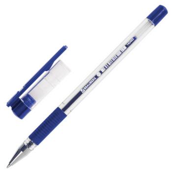 Ручка шариковая с грипом BRAUBERG "X-Writer", СИНЯЯ, узел 0,7 мм, линия письма 0,35 мм, 142403 - Премиум Сервис