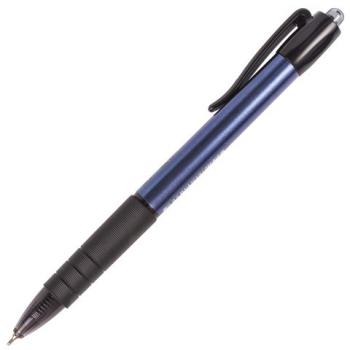 Ручка шариковая масляная автоматическая с грипом BRAUBERG "Trace", СИНЯЯ, узел 0,7 мм, линия письма 0,35 мм, 142415 - Премиум Сервис