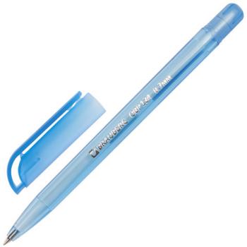Ручка шариковая масляная BRAUBERG "Olive Pen Tone", СИНЯЯ, корпус тонированный, пишущий узел 0,7 мм, линия 0,35 мм, 142710 - Премиум Сервис
