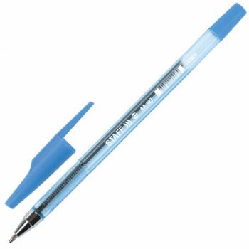 Ручка шариковая STAFF AA-927, СИНЯЯ, корпус тонированный, хромированные детали, 0,7 мм, линия 0,35 мм, 142809 - Премиум Сервис