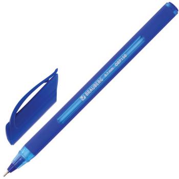Ручка шариковая масляная BRAUBERG "Extra Glide Soft Blue", СИНЯЯ, узел 0,7 мм, линия письма 0,35 мм, 142926 - Премиум Сервис