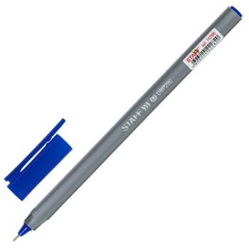 Ручка шариковая масляная STAFF EVERYDAY OBP-290, СИНЯЯ, трехгранная, узел 0,7 мм, линия письма 0,35 мм, 142996 - Премиум Сервис