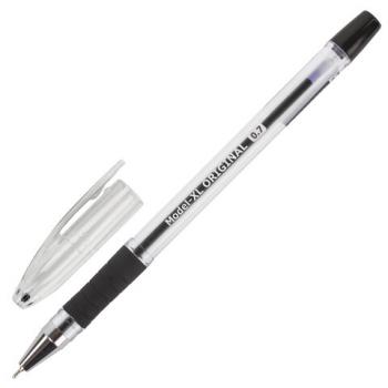 Ручка шариковая масляная с грипом BRAUBERG "Model-XL" ORIGINAL, ЧЕРНАЯ, узел 0,7 мм, линия письма 0,35 мм, 143243 - Премиум Сервис