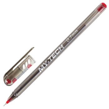 Ручка шариковая масляная PENSAN "My-Tech", КРАСНАЯ, игольчатый узел 0,7 мм, линия письма 0,35 мм, 2240/25 - Премиум Сервис