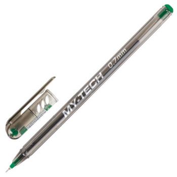 Ручка шариковая масляная PENSAN "My-Tech", ЗЕЛЕНАЯ, игольчатый узел 0,7 мм, линия 0,35 мм, 2240/25 - Премиум Сервис