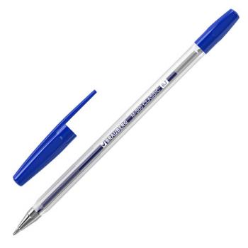 Ручка шариковая BRAUBERG "M-500 CLASSIC", СИНЯЯ, корпус прозрачный, узел 0,7 мм, линия письма 0,35 мм, 143444 - Премиум Сервис