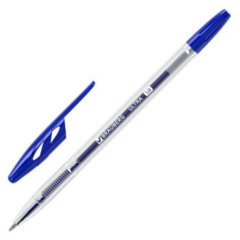 Ручка шариковая BRAUBERG "ULTRA", СИНЯЯ, узел 1 мм, чернила ГЕРМАНИЯ, наконечник ШВЕЙЦАРИЯ, 143558 - Премиум Сервис