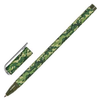 Ручка шариковая BRAUBERG SOFT TOUCH STICK "KHAKI", СИНЯЯ, мягкое покрытие, узел 0,7 мм, 143703 - Премиум Сервис